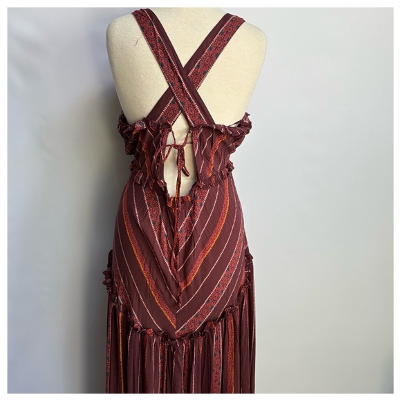 NWT Anthropologie V-Neck Maxi Sun Dress - Picture 10 of 17
